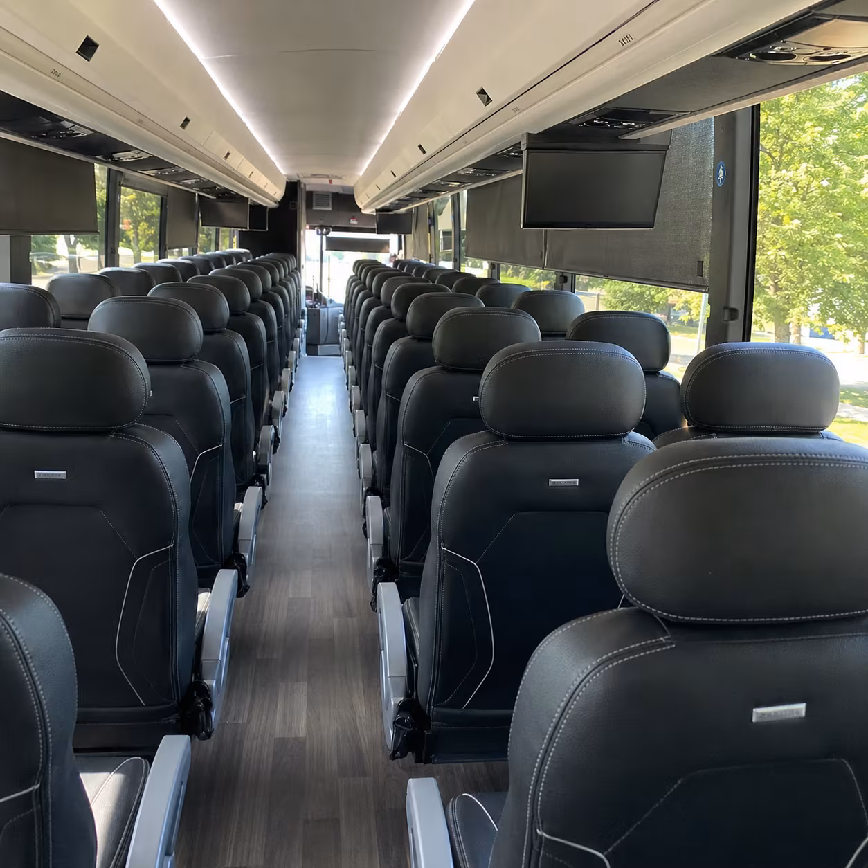 student athlete band and academic competition charter buses